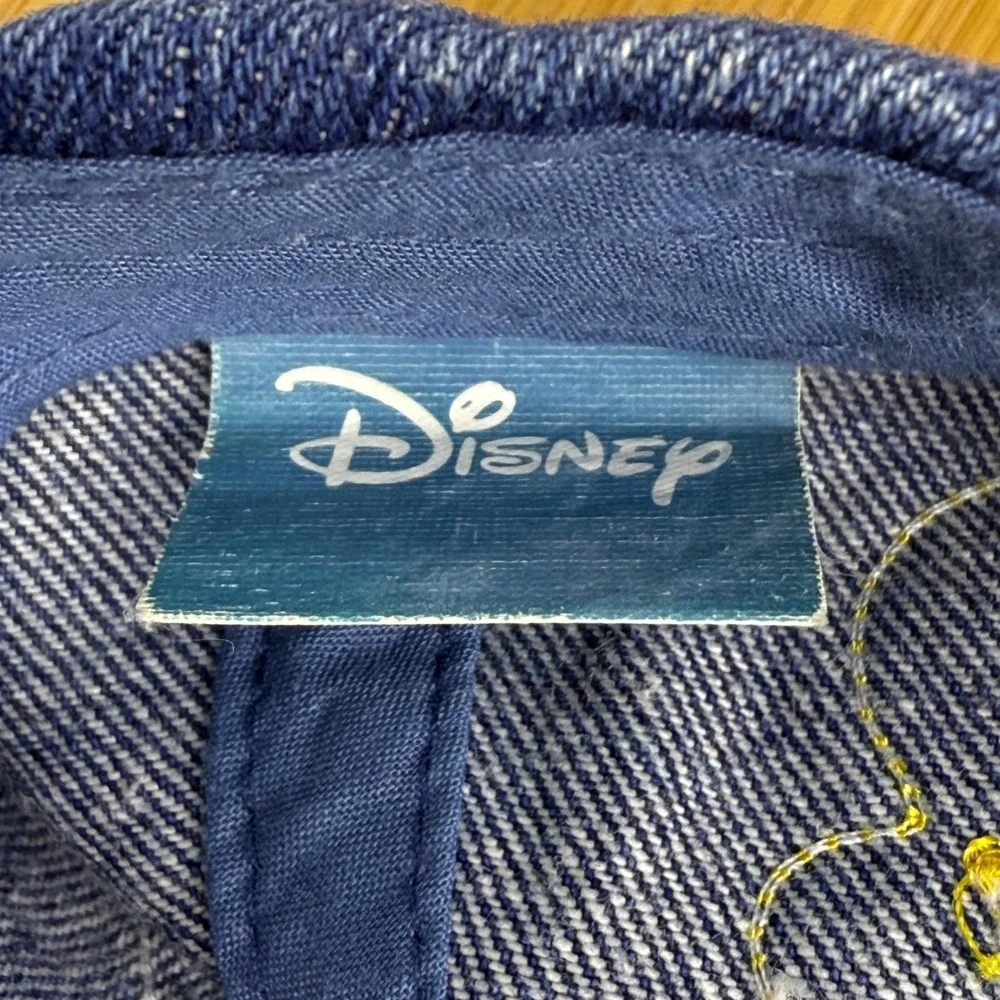 Kids Denim Mickey Mouse Baseball Cap Adjustable Disney Character Embroidered‎